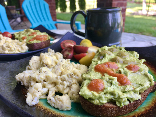 Hot Garlic Hot Sauce Spicy Avocado Toast