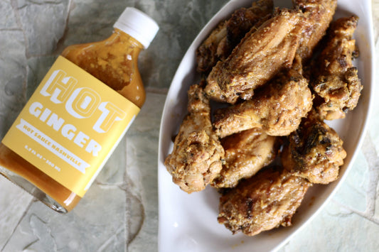 Hot Ginger Hot Sauce and Wings