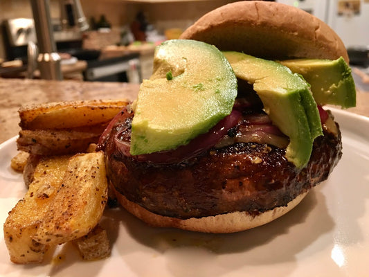 Spicy Portobello Mushroom Burger