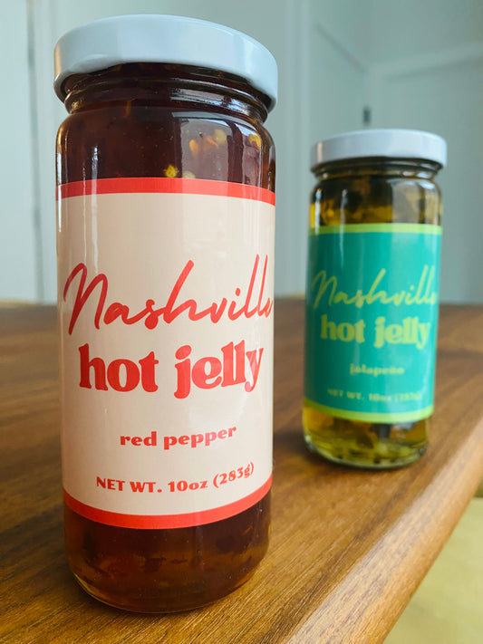 Red Pepper Jelly - Nashville Hot Spicy Gourmet Spread