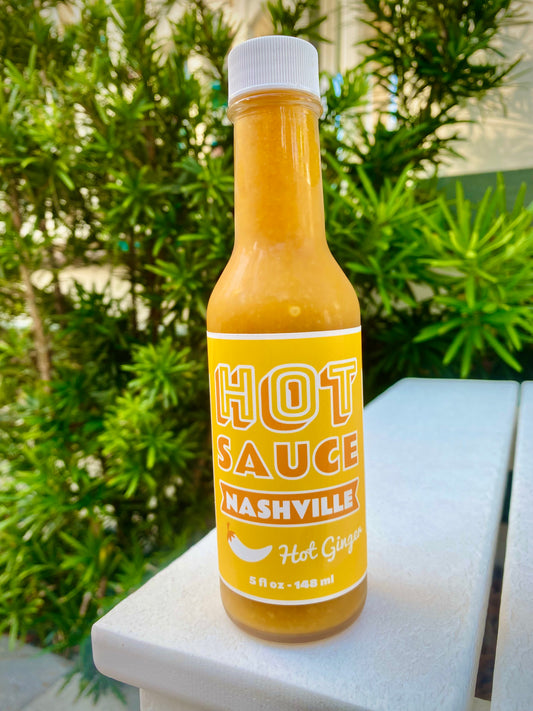 Hot Ginger Hot Sauce Bottle